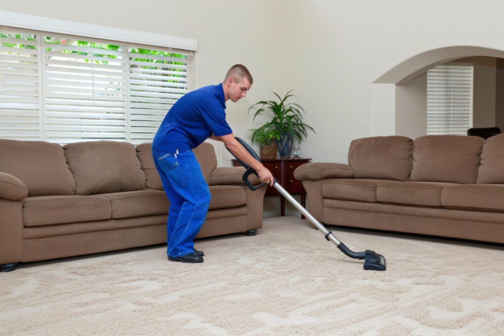 Clean beige carpet in a Santa Clara home, ready for spring visitors